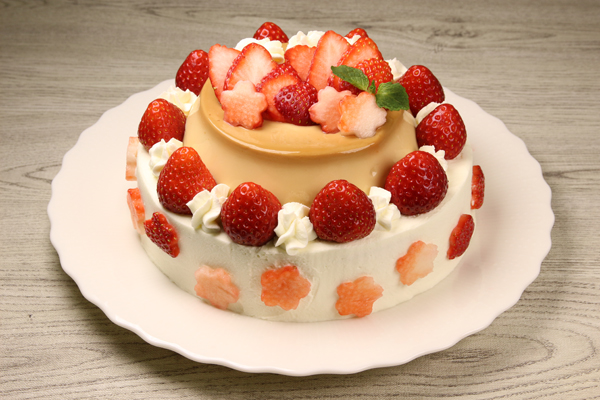 ぷりん いちごのデコ さくら花びら 株式会社 ふじや食品 ぷりん いちごのデコ さくら花びら 株式会社 ふじや食品