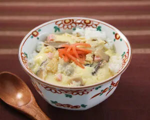 茶碗蒸し丼 紅生姜のせ