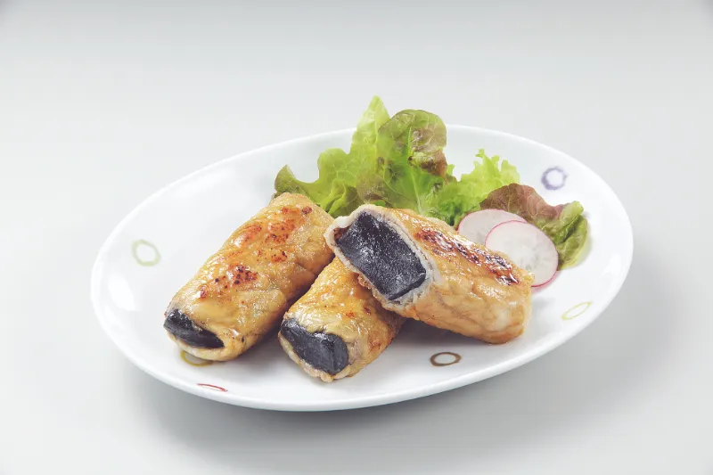 胡麻どうふ☆豚肉巻き
