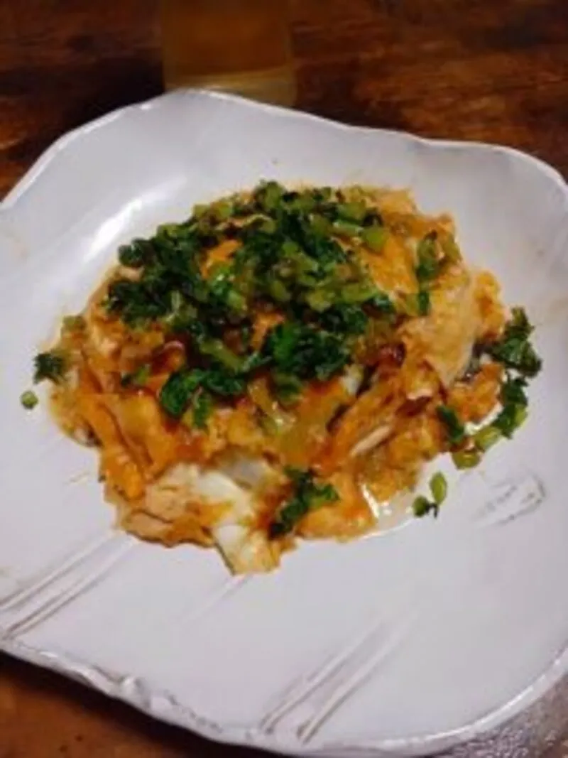 黒胡麻豆腐のオムレツ