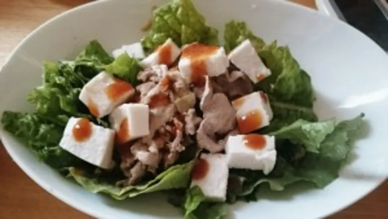 冷しゃぶコクごま豆腐サラダ