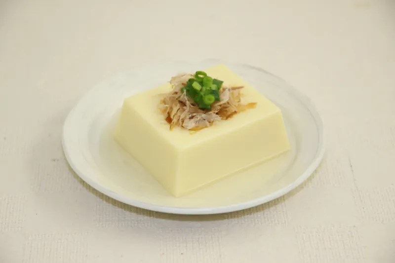 玉子どうふ★鰹節とねぎを添えて