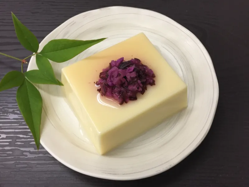 玉子どうふ★しば漬け添え