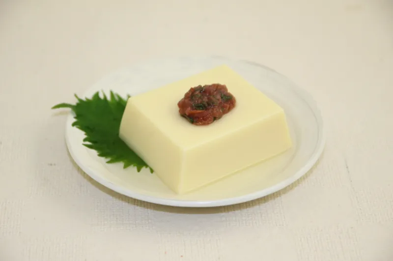刻み青しそと梅のスープかけ