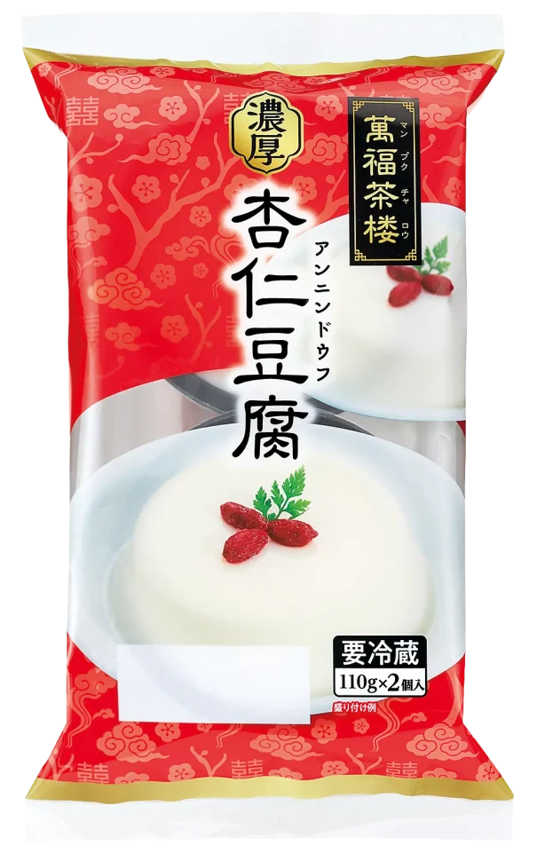 萬福茶楼　杏仁豆腐