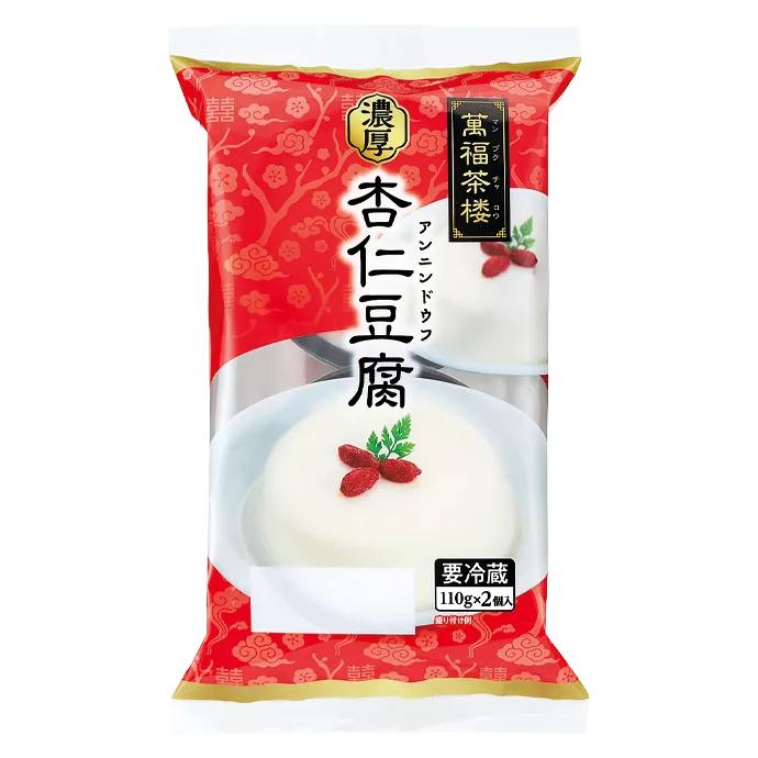 萬福茶楼　杏仁豆腐